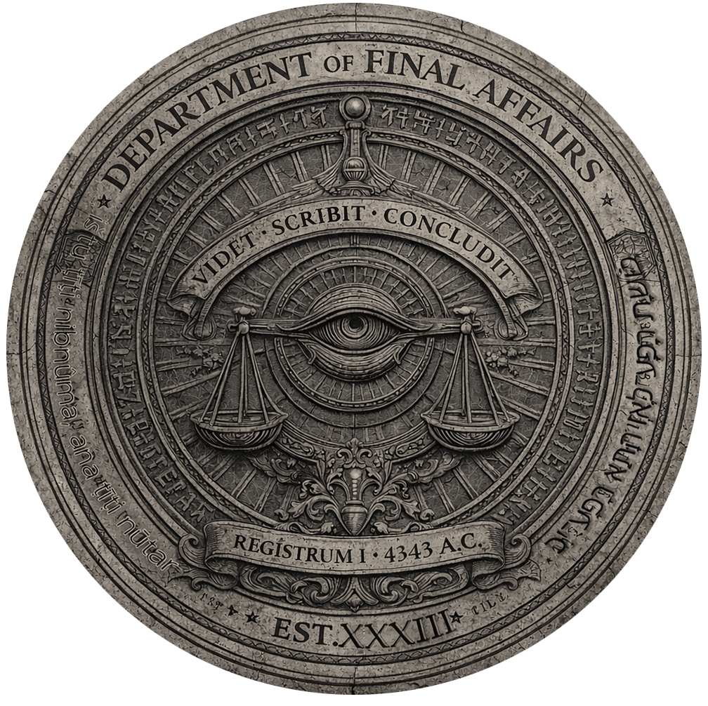 Department of Final Affairs seal